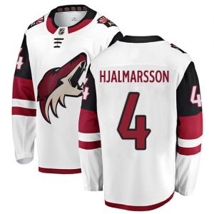 Dětské NHL Arizona Coyotes dresy 4 Niklas Hjalmarsson Breakaway Bílý Fanatics Branded Venkovní