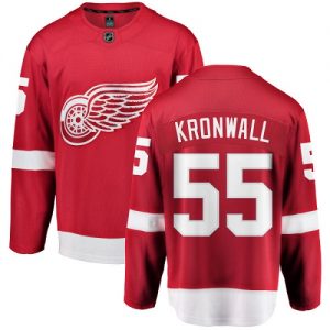 Pánské NHL Detroit Red Wings dresy 55 Niklas Kronwall Breakaway Červené Fanatics Branded Domácí
