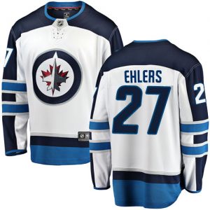 Pánské NHL Winnipeg Jets dresy 27 Nikolaj Ehlers Breakaway Bílý Fanatics Branded Venkovní