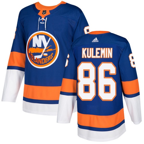 Pánské NHL New York Islanders dresy 86 Nikolay Kulemin Authentic královská modrá Adidas Domácí