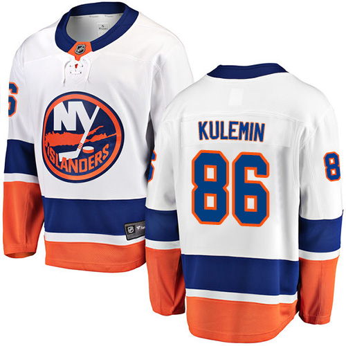 Dětské NHL New York Islanders dresy 86 Nikolay Kulemin Breakaway Bílý Fanatics Branded Venkovní