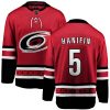 Dětské NHL Carolina Hurricanes dresy 5 Noah Hanifin Breakaway Červené Fanatics Branded Domácí