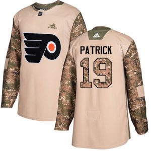 Dětské NHL Philadelphia Flyers dresy 19 Nolan Patrick Authentic Camo Adidas Veterans Day Practice