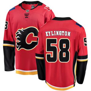 Pánské NHL Calgary Flames dresy 58 Oliver Kylington Breakaway Červené Fanatics Branded Domácí