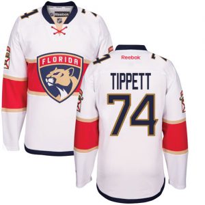 Pánské NHL Florida Panthers dresy 74 Owen Tippett Authentic Bílý Reebok Venkovní hokejové dresy