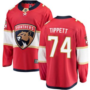 Pánské NHL Florida Panthers dresy 74 Owen Tippett Breakaway Červené Fanatics Branded Domácí