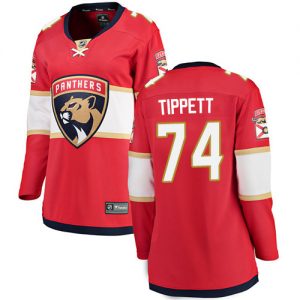 Dámské NHL Florida Panthers dresy 74 Owen Tippett Breakaway Červené Fanatics Branded Domácí