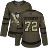 Dámské NHL Pittsburgh Penguins dresy 72 Patric Hornqvist Authentic Zelená Adidas Salute to Service