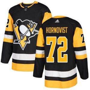 Dětské NHL Pittsburgh Penguins dresy 72 Patric Hornqvist Authentic Černá Adidas Domácí