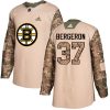 Pánské NHL Boston Bruins dresy Patrice Bergeron 37 Authentic Camo Adidas Veterans Day Practice