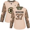 Dámské NHL Boston Bruins dresy Patrice Bergeron 37 Authentic Camo Adidas Veterans Day Practice
