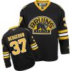 Dětské NHL Boston Bruins dresy Patrice Bergeron 37 Authentic Černá Reebok Alternativní hokejové dresy