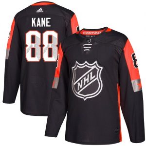 Pánské NHL Chicago Blackhawks dresy 88 Patrick Kane Authentic Černá Adidas 2018 All Star Central Division