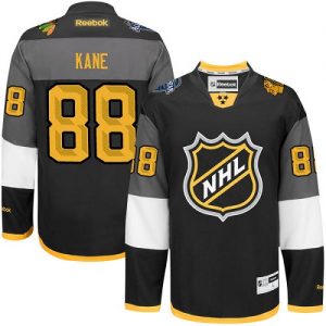 Pánské NHL Chicago Blackhawks dresy 88 Patrick Kane Authentic Černá Reebok 2016 All Star