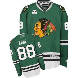 Pánské NHL Chicago Blackhawks dresy 88 Patrick Kane Authentic Zelená Reebok hokejové dresy