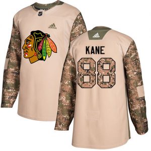 Dětské NHL Chicago Blackhawks dresy 88 Patrick Kane Authentic Camo Adidas Veterans Day Practice
