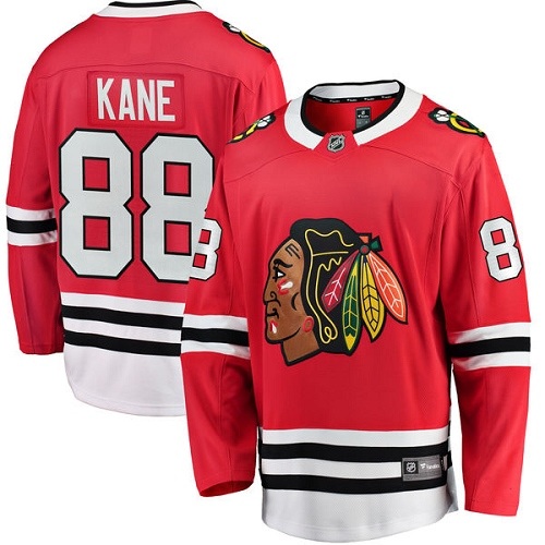 Pánské NHL Chicago Blackhawks dresy 88 Patrick Kane Breakaway Červené Fanatics Branded Domácí