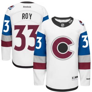 Pánské NHL Colorado Avalanche dresy 33 Patrick Roy Authentic Bílý Reebok 2016 Stadium Series