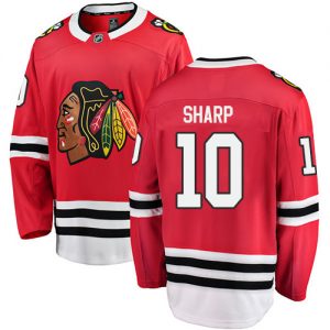 Pánské NHL Chicago Blackhawks dresy 10 Patrick Sharp Breakaway Červené Fanatics Branded Domácí