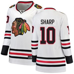 Dámské NHL Chicago Blackhawks dresy 10 Patrick Sharp Breakaway Bílý Fanatics Branded Venkovní