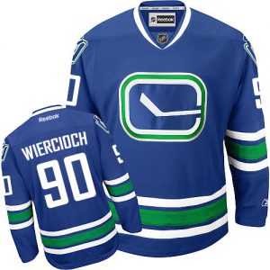 Dámské NHL Vancouver Canucks dresy 90 Patrick Wiercioch Authentic královská modrá Reebok New Alternativní