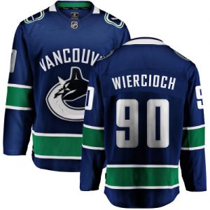 Dětské NHL Vancouver Canucks dresy 90 Patrick Wiercioch Breakaway modrá Fanatics Branded Domácí