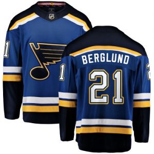 Pánské NHL St. Louis Blues dresy 21 Patrik Berglund Breakaway královská modrá Fanatics Branded Domácí