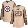 Pánské NHL Winnipeg Jets dresy 29 Patrik Laine Authentic Camo Adidas Veterans Day Practice