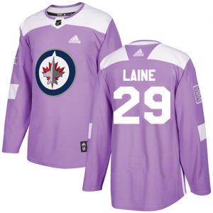 Dětské NHL Winnipeg Jets dresy 29 Patrik Laine Authentic Nachový Adidas Fights Cancer Practice