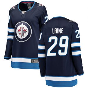 Dámské NHL Winnipeg Jets dresy 29 Patrik Laine Breakaway Námořnická modrá Fanatics Branded Domácí