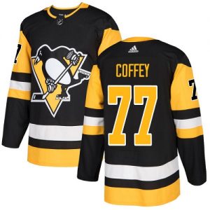 Dětské NHL Pittsburgh Penguins dresy 77 Paul Coffey Authentic Černá Adidas Domácí