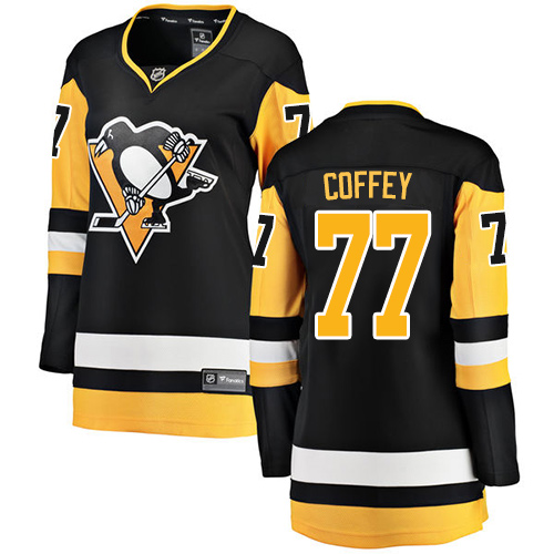 Dámské NHL Pittsburgh Penguins dresy 77 Paul Coffey Breakaway Černá Fanatics Branded Domácí