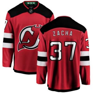 Pánské NHL New Jersey Devils dresy 37 Pavel Zacha Breakaway Červené Fanatics Branded Domácí