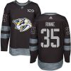 Pánské NHL Nashville Predators dresy 35 Pekka Rinne Authentic Černá Adidas 1917 2017 100th Anniversary