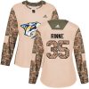 Dámské NHL Nashville Predators dresy 35 Pekka Rinne Authentic Camo Adidas Veterans Day Practice