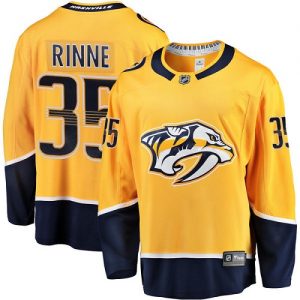 Dětské NHL Nashville Predators dresy 35 Pekka Rinne Breakaway Zlato Fanatics Branded Domácí