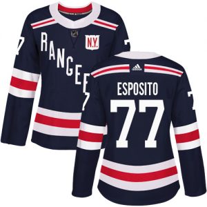 Dámské NHL New York Rangers dresy 77 Phil Esposito Authentic Námořnická modrá Adidas 2018 Winter Classic