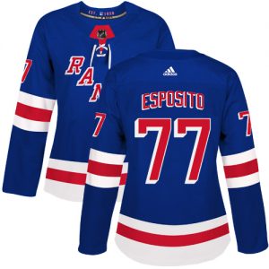 Dámské NHL New York Rangers dresy 77 Phil Esposito Authentic královská modrá Adidas Domácí