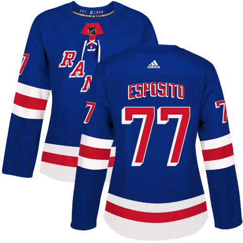 Dámské NHL New York Rangers dresy 77 Phil Esposito Authentic královská modrá Adidas Domácí