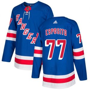 Dětské NHL New York Rangers dresy 77 Phil Esposito Authentic královská modrá Adidas Domácí