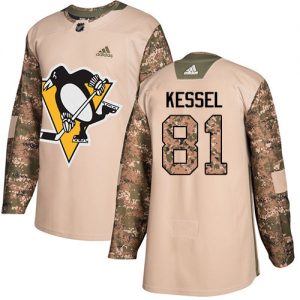 Pánské NHL Pittsburgh Penguins dresy 81 Phil Kessel Authentic Camo Adidas Veterans Day Practice