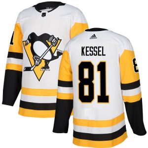 Pánské NHL Pittsburgh Penguins dresy 81 Phil Kessel Authentic Bílý Adidas Venkovní