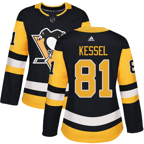 Dámské NHL Pittsburgh Penguins dresy 81 Phil Kessel Authentic Černá Adidas Domácí