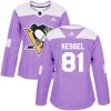 Dámské NHL Pittsburgh Penguins dresy 81 Phil Kessel Authentic Nachový Adidas Fights Cancer Practice