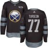 Pánské NHL Buffalo Sabres dresy Pierre Turgeon 77 Authentic Černá Adidas 1917 2017 100th Anniversary