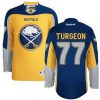 Pánské NHL Buffalo Sabres dresy Pierre Turgeon 77 Authentic Zlato Reebok Alternativní hokejové dresy