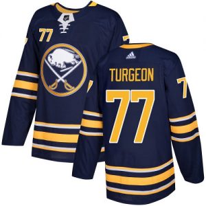 Pánské NHL Buffalo Sabres dresy Pierre Turgeon 77 Authentic Námořnická modrá Adidas Domácí