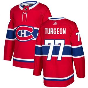 Pánské NHL Montreal Canadiens dresy Pierre Turgeon 77 Authentic Červené Adidas Domácí