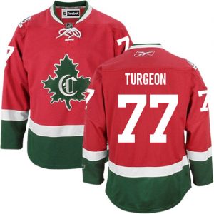 Pánské NHL Montreal Canadiens dresy Pierre Turgeon 77 Authentic Červené Reebok Alternativní New CD