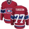 Pánské NHL Montreal Canadiens dresy Pierre Turgeon 77 Authentic Throwback Červené CCM